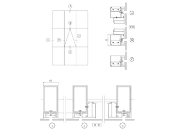 隱框幕墻結(jié)構(gòu)圖
